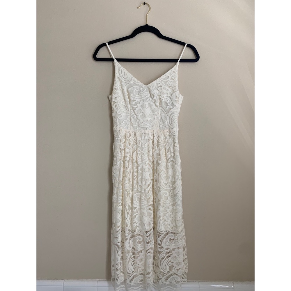 H&M white lace dress